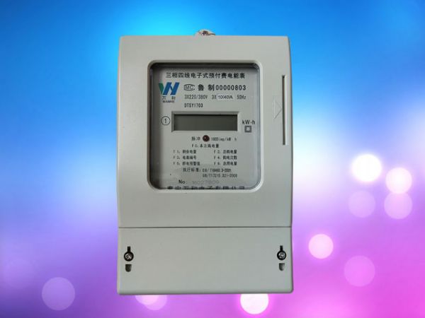 水電一卡通型三相預(yù)付費(fèi)電能表